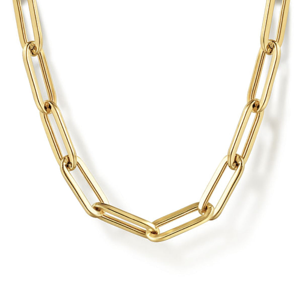 Collana in Argento 925 con Catena Paperclip – Made in Italy - ROMA GEMS