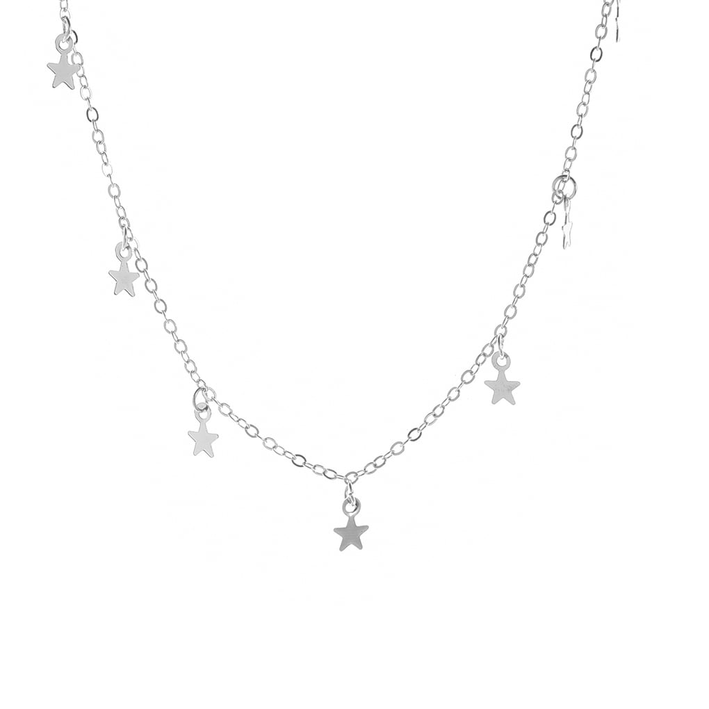 Collana con Catena a Stelle Elegante - ROMA GEMS