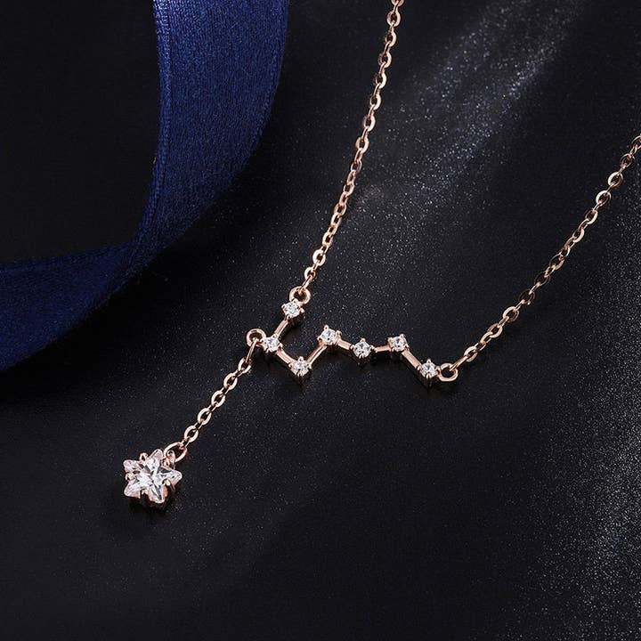 Collana con ciondolo Big Dipper North Star in argento Sterling 925 - ROMA GEMS