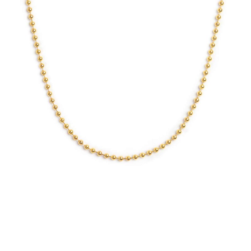 Collana in Argento Sterling 925 - Catena a Palline - ROMA GEMS