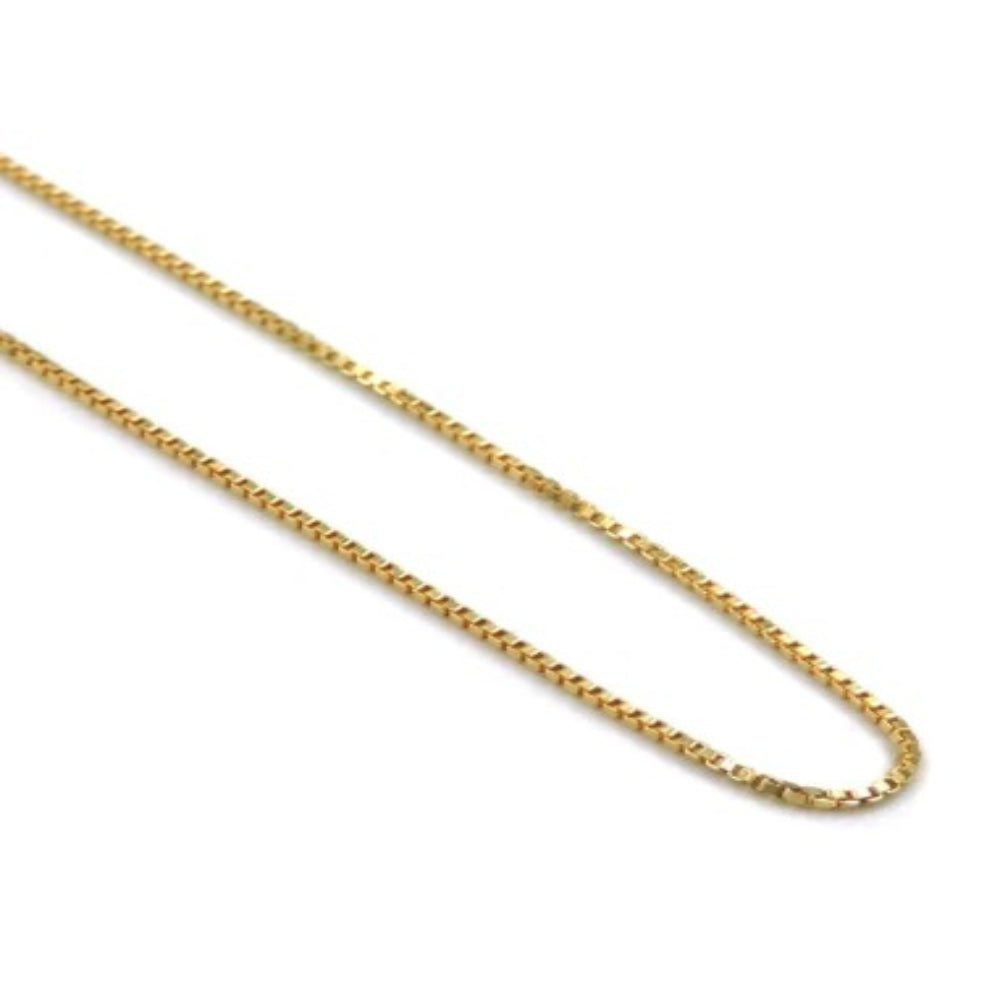 Collana in Argento Sterlingo 925 Placcato Oro - Maglia Veneziana - ROMA GEMS