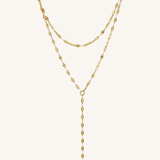 Collana Multifilo con Design a Y in Argento Sterlingo 925 - ROMA GEMS