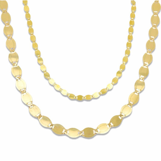 Collana Specchio Valentino in Argento 925 - Girocollo - ROMA GEMS
