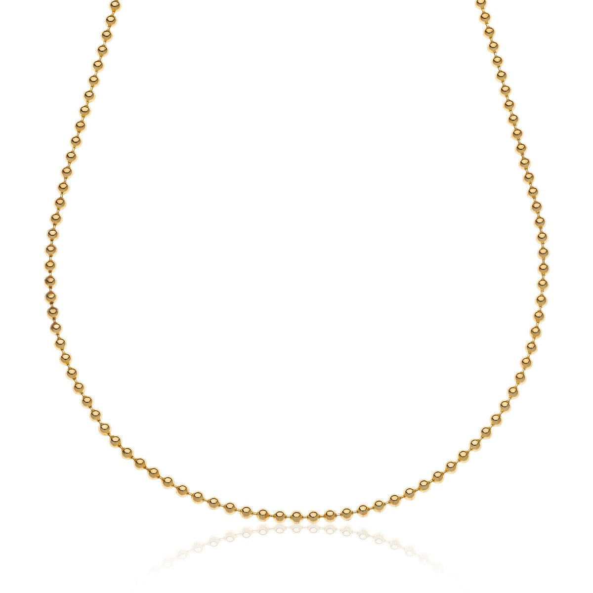 Collana in Argento Sterling 925 - Catena a Palline - ROMA GEMS